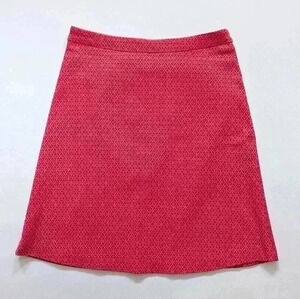 Margaret M Red Geometric Flower Print Size Small